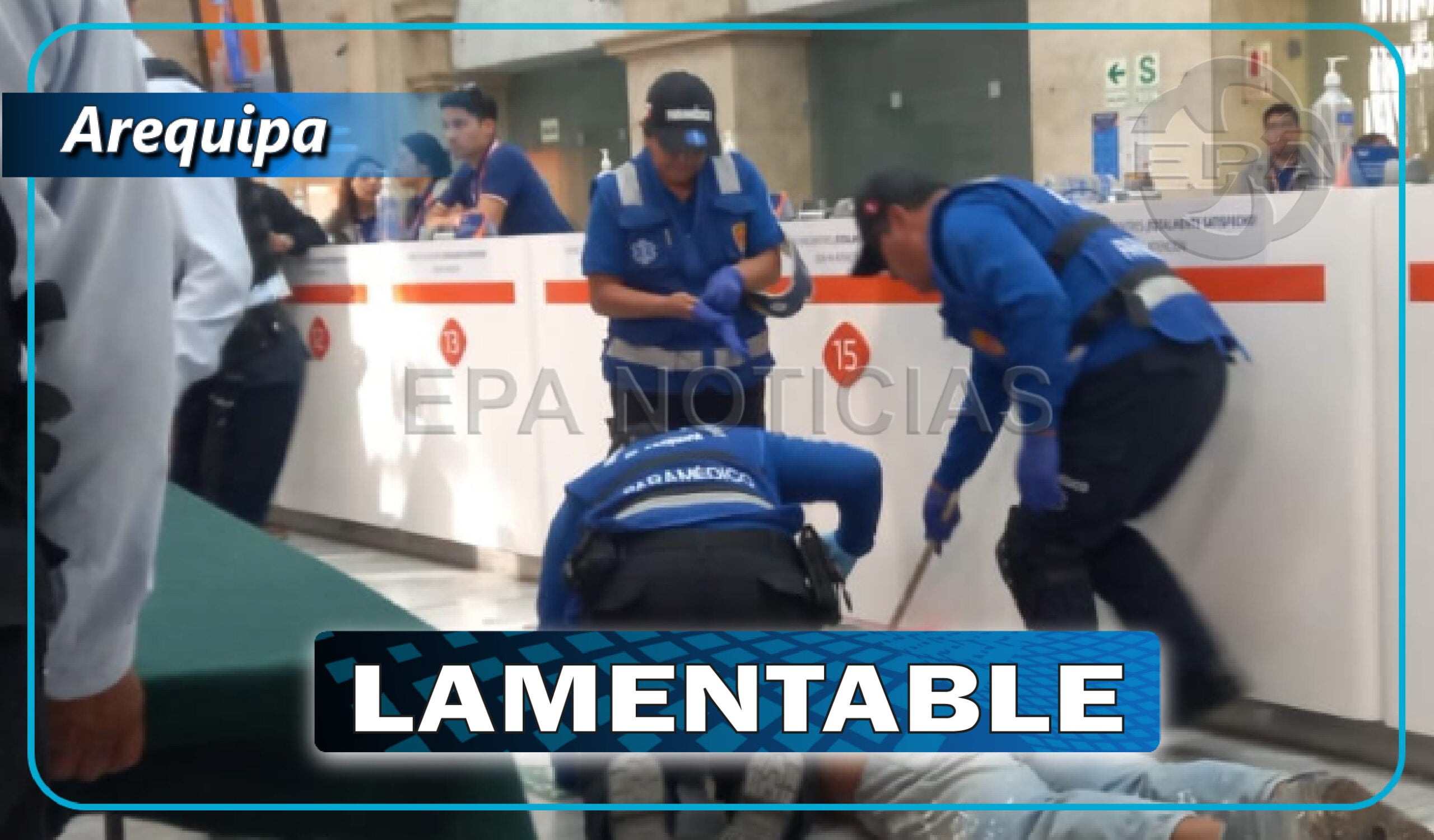Obrero resulta herido tras caer desde una altura de 10 metros en ...
