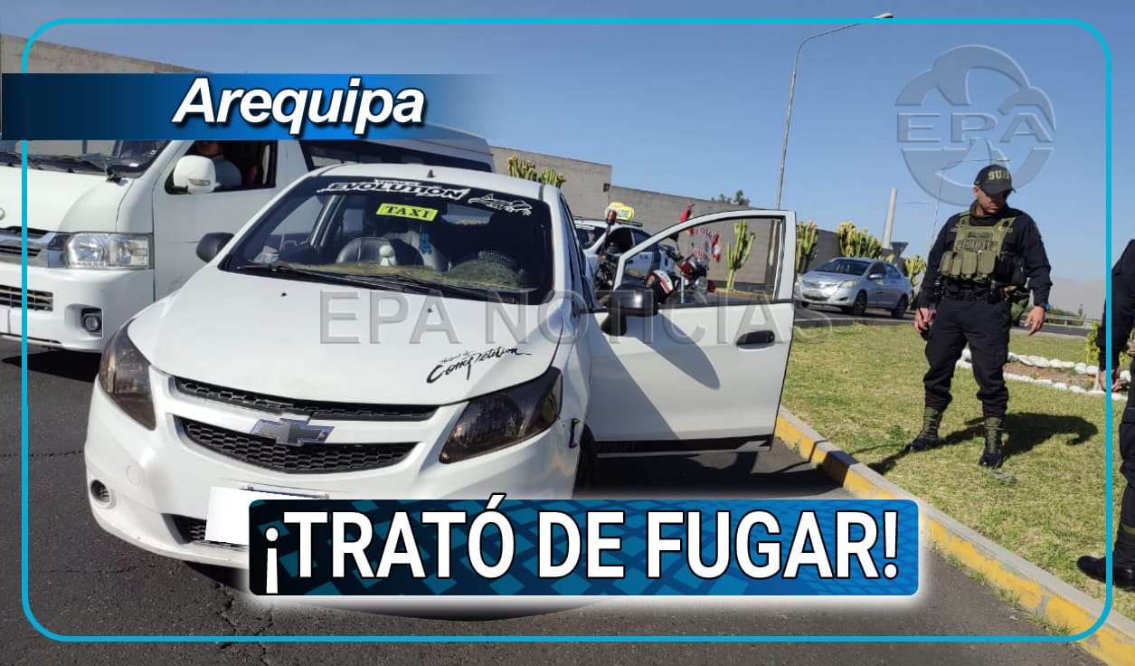 Capturan en persecución a sujeto que robó a conductor y se dio a la ...